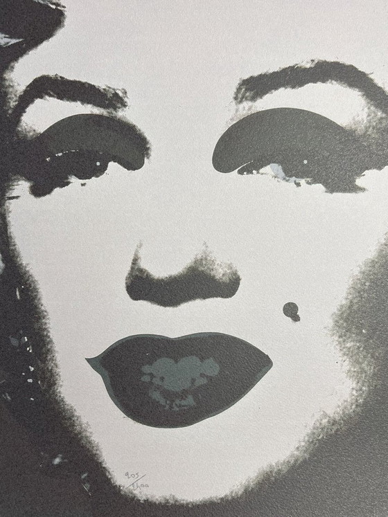 Image 1 of Litografía "Marilyn Monroe" del Museo de Arte Carnegie de 1986, basada en Andy Warhol
