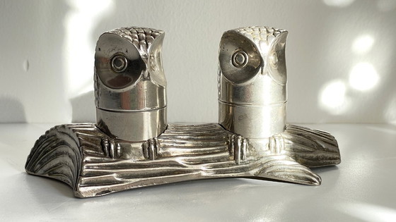 Image 1 of Service M.H. SEL POIVRE Metal Argenté VINTAGE