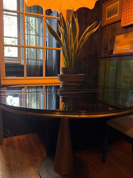 Image 1 of Mesa de comedor Astrolabe Aleph Driade de Oscar Tusquets, 116 cm.