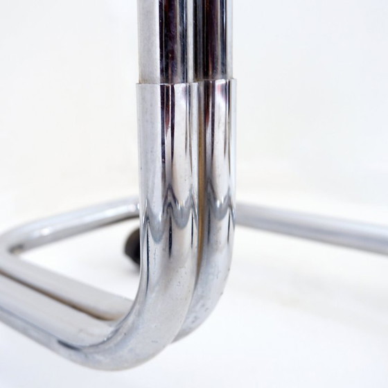 Image 1 of Geoscope verlichte globe op chromen voet, Italië, circa 1980