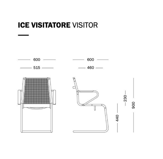Image 1 of Perfect condition black Sitland "Visitor chair"