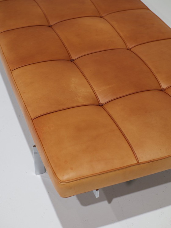 PK80 Daybed Poul Kjaerholm E. Kold Christensen, Denmark 1957, Leather, Metal, Brown, Modern (photo 13 of 15)
