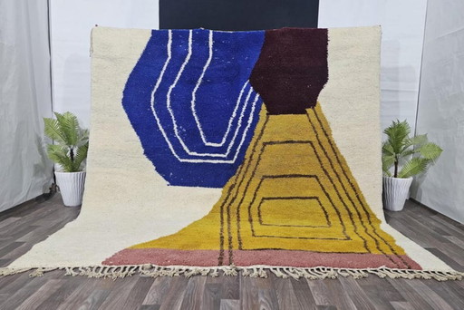 Tapis marocain en laine naturelle 350cmx300cm