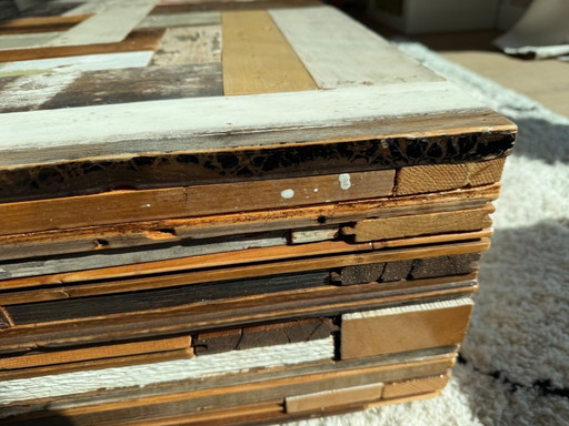 Piet Hein Eek Waste salon block in reclaimed wood