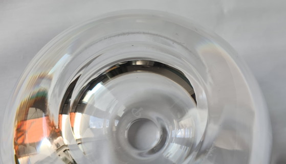 Vintage ball vase / paperweight – Peill & Putzler – 1960s / 1970s, Tapio Wirkkala style, signed "P", 2,254g (photo 13 of 15)
