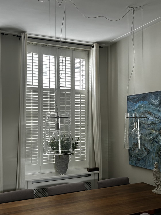 Image 1 of 2 glasses Prandina Sera 3 pendant lamps