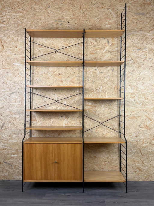 Jaren 60 70 Essen Wandrek Wall Unit Van WHB Duitsland Mid Century – Metal, Wood (photo 2 of 18)