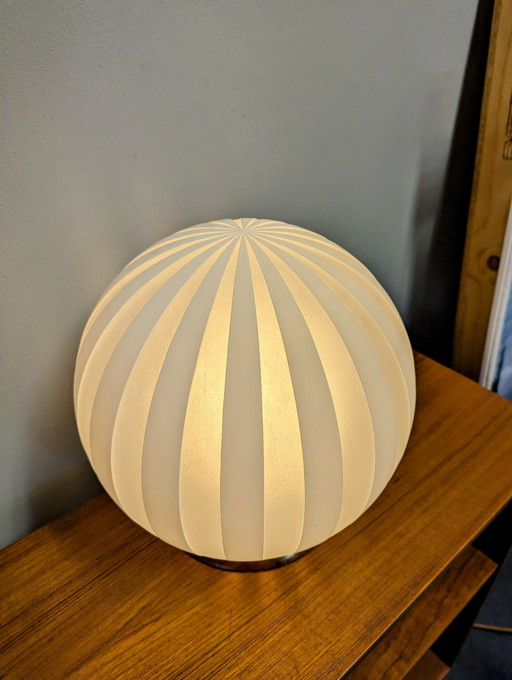 Vintage Ball Lamp Spiral Shape 1960S