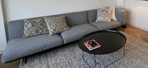 Flexform Softdream modulaire grijze bank | 3 modules | Amsterdam