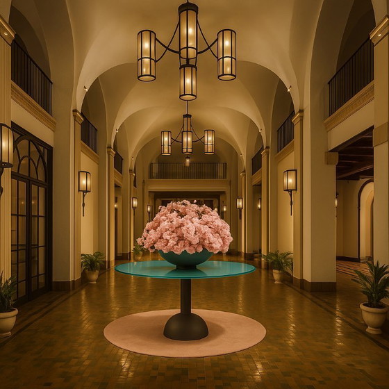 Image 1 of Poltrona Frau Eetkamertafel Door Massimo En Lella Vignelli