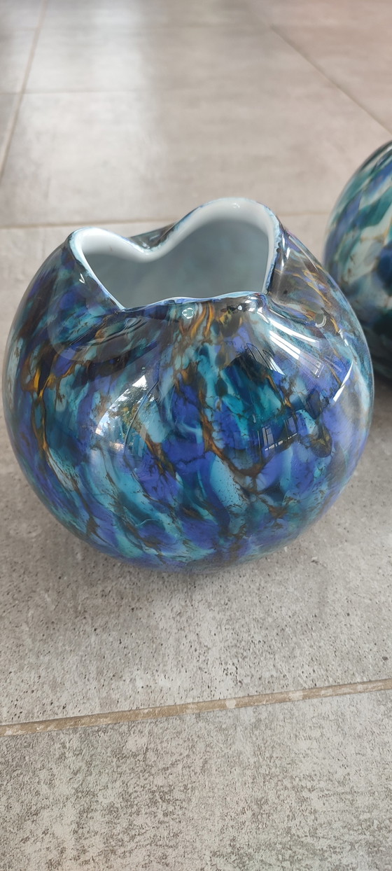 Image 1 of Pair of Richartz Art Collection vases from the 1970s-80s