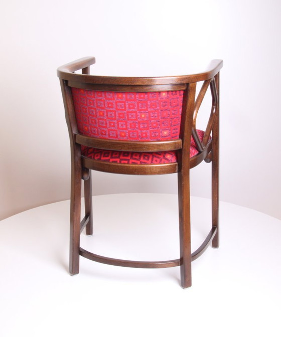2 Poltrone Thonet Fledermaus originali in legno curvato – Sedie da pranzo, Textile (photo 4 of 5)