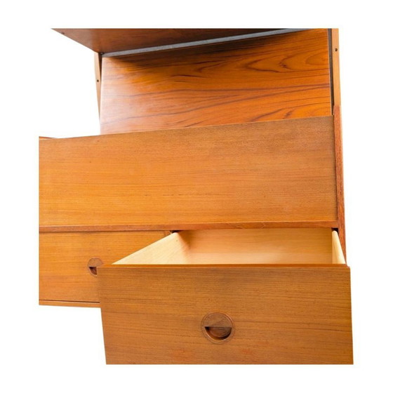 Image 1 of Original Midcentury Poul Cadovius wall shelf Royal Cado 1960 Teak3