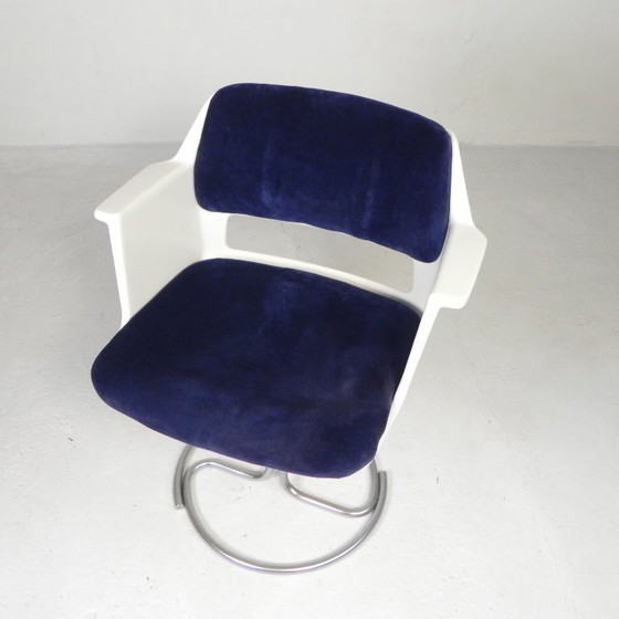 Image 1 of Gispen chair with fiberglass shell, 1960s