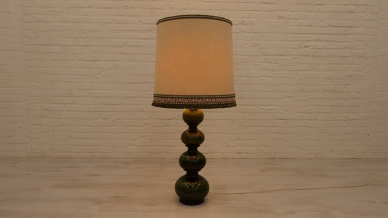 Image 1 of Lampada da tavolo vintage XL | Ceramica | Lampada a bolla Kaiser Leuchten