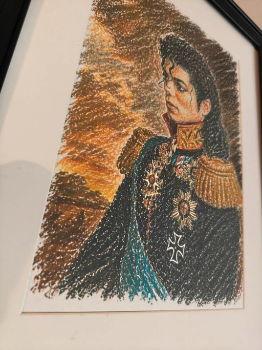 Michael Jackson Black Framed Wall Decoration