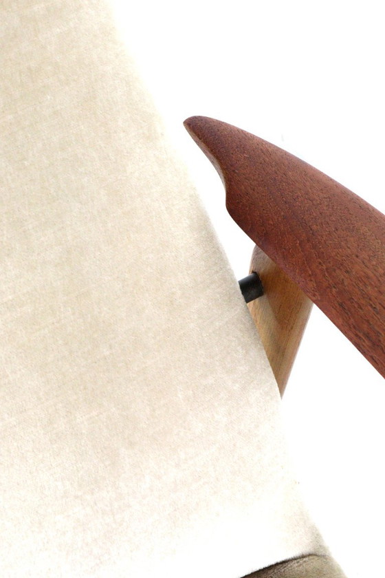 Frode Braathen and Hans Brattrud for Dokka Möbler Armchair Model 500 - Lowback Armchair – Dokka mobler, Wood (photo 7 of 18)