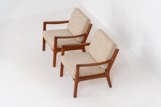 Paar “Senator” Fauteuils van Ole Wanscher voor France & Son (Denemarken, jaren 60). – France & Søn, Wood (photo 3 of 19)