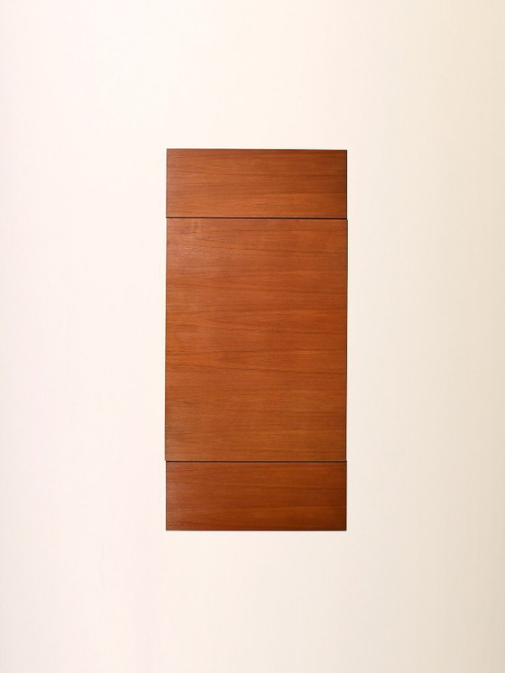 Image 1 of 1950s Scandinavian Table with Teak Top and Extensions