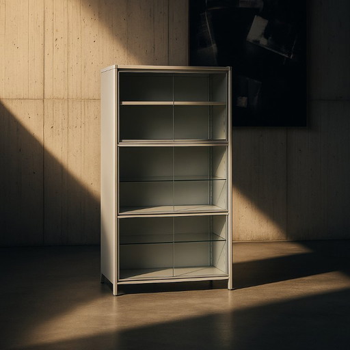 Vetrina in metallo Gispen 5600 A.R. Cordemeijer vintage 1962