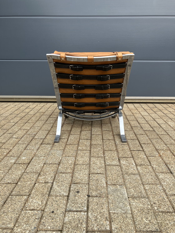 Image 1 of Arne Norell Ari lounge chair, Camel Cognac leder NIEUWSTAAT!
