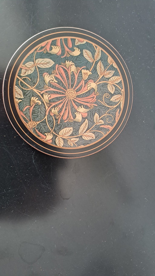 Pimpernel Honeysuckle coasters