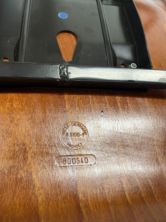 Image 1 of Retro Vintage Elmar Flötotto Pagholz/Galvanitas school stoelen
