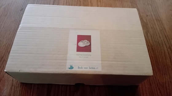 Image 1 of Duo cup and saucer - "Collaboration" - Bob van Schie