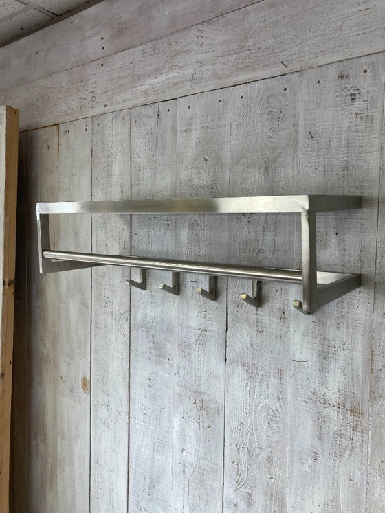Image 1 of Porte-manteaux inox 80's