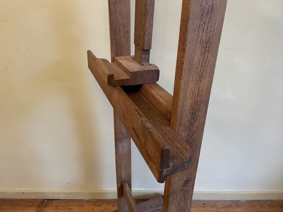 Image 1 of Large Antique Oak Easel French