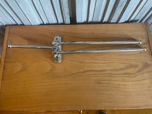 Portasciugamani cromato con 3 barre mobili, tubo tondo, stile francese