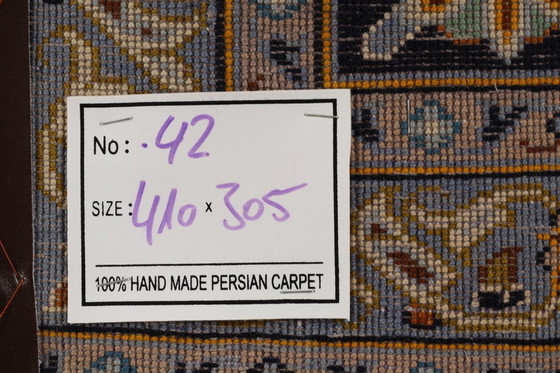 Image 1 of Persischer Teppich aus Kaschan, 4,10 x 3,05 cm, Orientteppich, fein, Nr. 42