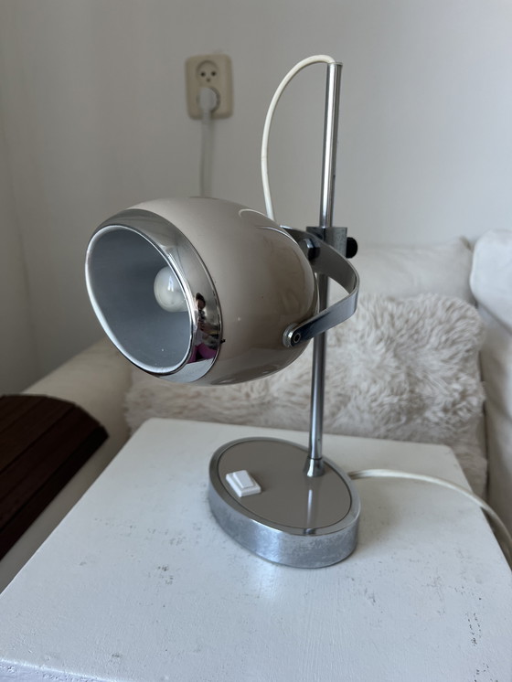 Image 1 of Vintage Oogbol Lamp Beige