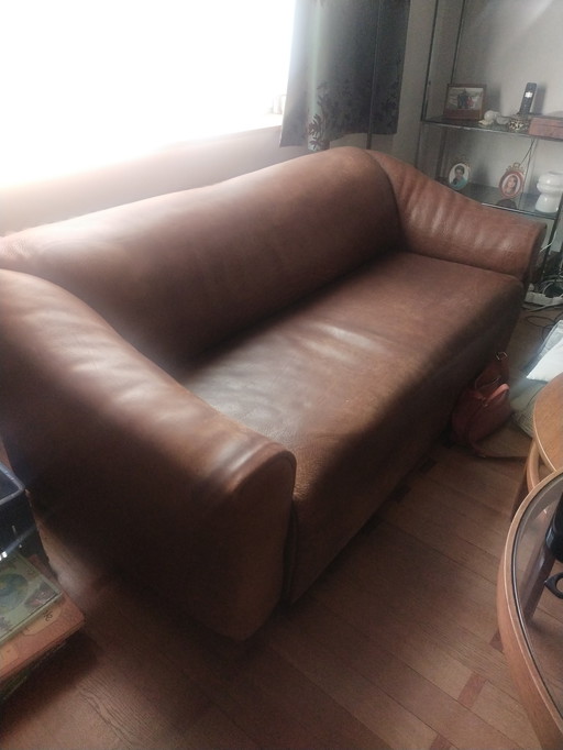 Canapé cuir de sede ds