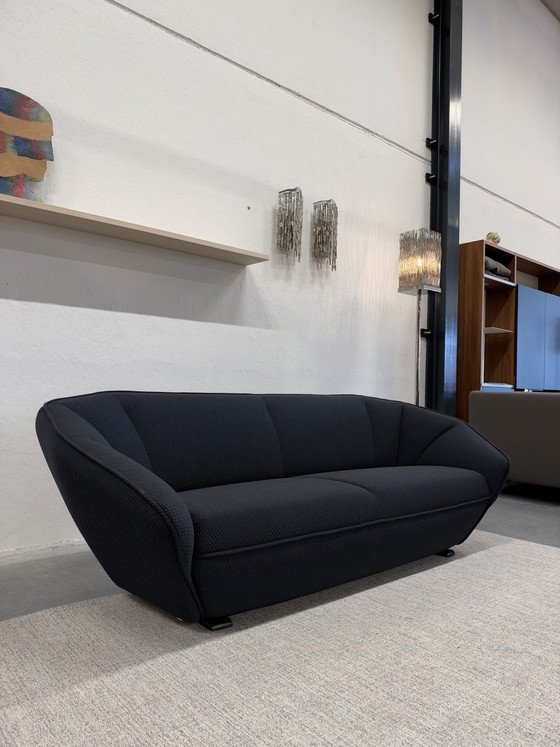 Pode Colla 3-Sitzer Sofa Mosaic blauer Stoff – 3-5 Sitzer Sofas, Andere (photo 4 of 7)
