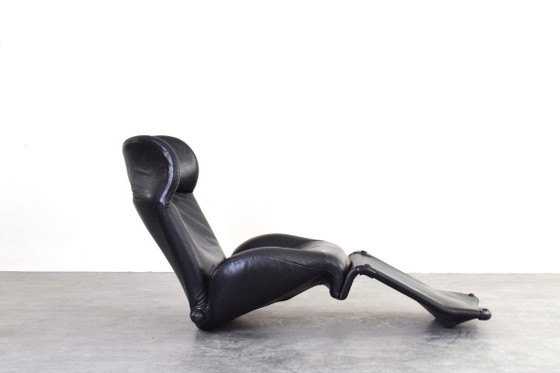 Wink leren stoel van Toshiyuki Kita voor Cassina, jaren 80. – Fauteuils, Plastic, Leather (photo 5 of 18)