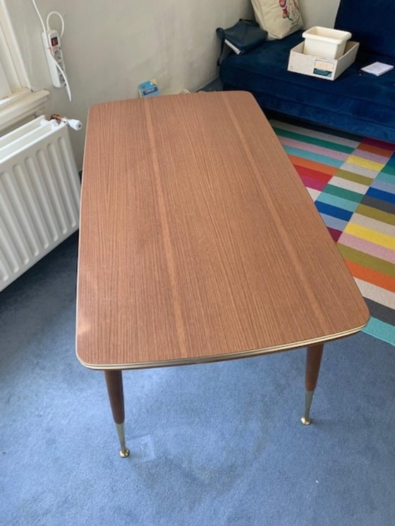 Image 1 of Fifties Rockabilly height-adjustable dining table