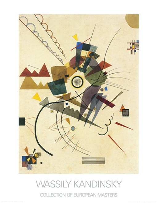 Wassily Kandinsky – La Tension Double (1938) | Abstract Art Print