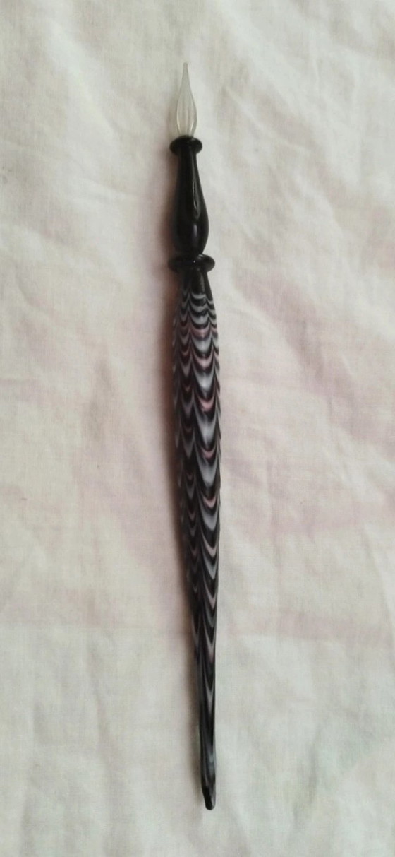 Image 1 of Murano Glass Pen with Phoenician Workmanship