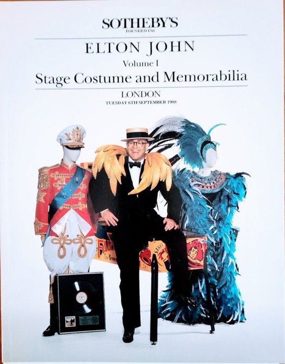 Image 1 of Sotheby's Elton John Memorabilia 1980s Auction Catalogues