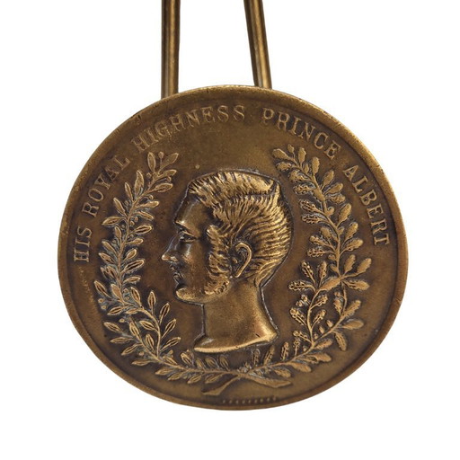 Paire de portemanteaux "Prince Albert", bronze, f. 19e s. XIX - Angleterre