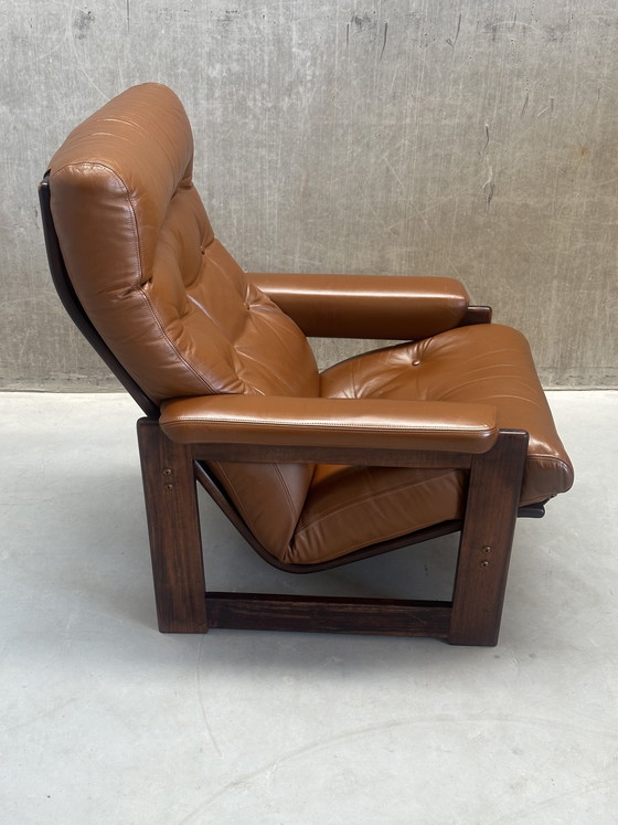 Image 1 of Set/2 Poltrone Lounge Coja Culemborg Cognac anni '70