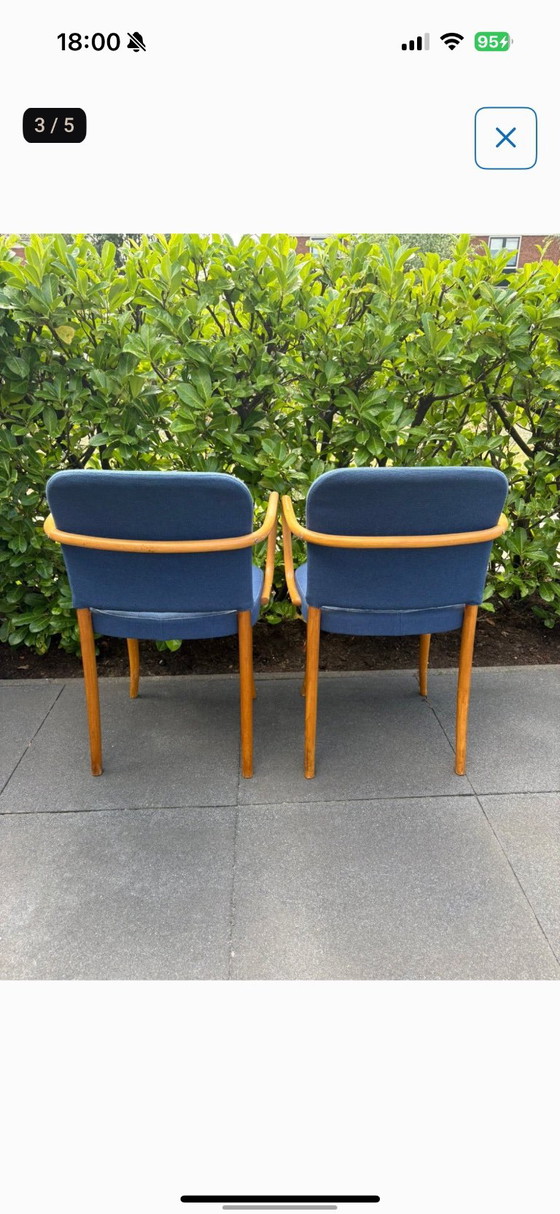 Set di 2 sedie Josef Hoffmann 811 / Prague – Ligna/Thonet, Anni '70 – Sedie da pranzo, Wood (photo 3 of 5)