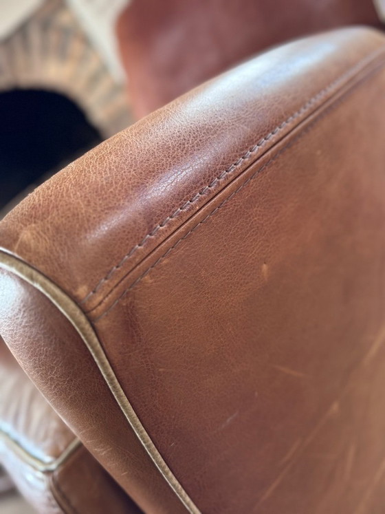 Image 1 of Poltrona in pelle Baxter originale – design italiano 🔥