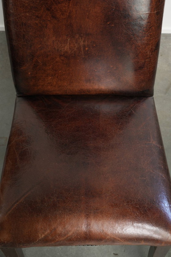 6x prachtige karaktervolle schapenleren eetkamerstoelen met de mooiste kleuren en een tijdloos design (photo 6 of 17)