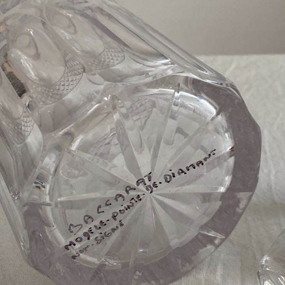 Image 1 of Vintage 1970s Baccarat crystal whisky decanter