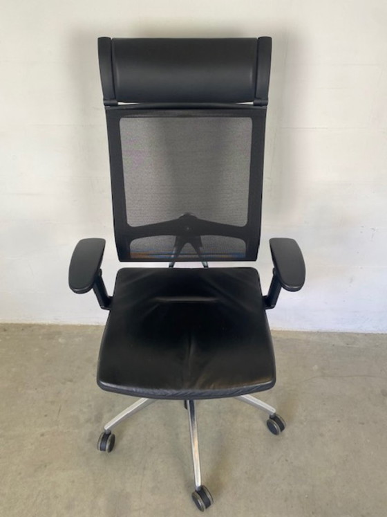Image 1 of Sedus Bureaustoel Open up Black Leather
