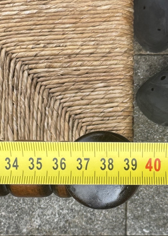 Antiker Bobbin Eckstuhl | Binsensitz | Perfekter Zustand | 1920er-1930er Jahre – Hocker, Wood (photo 14 of 14)