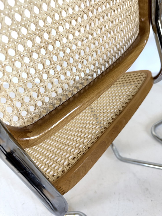 Image 1 of 8x vintage Cesca dining chair, Marcel Breuer '70
