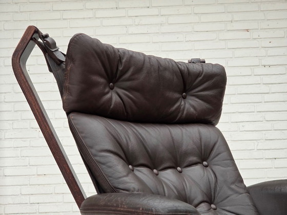 Anni '70, sedia norvegese di Sigurd Ressel, modello "Falcon". – Poltrone, Legno (photo 16 of 19)
